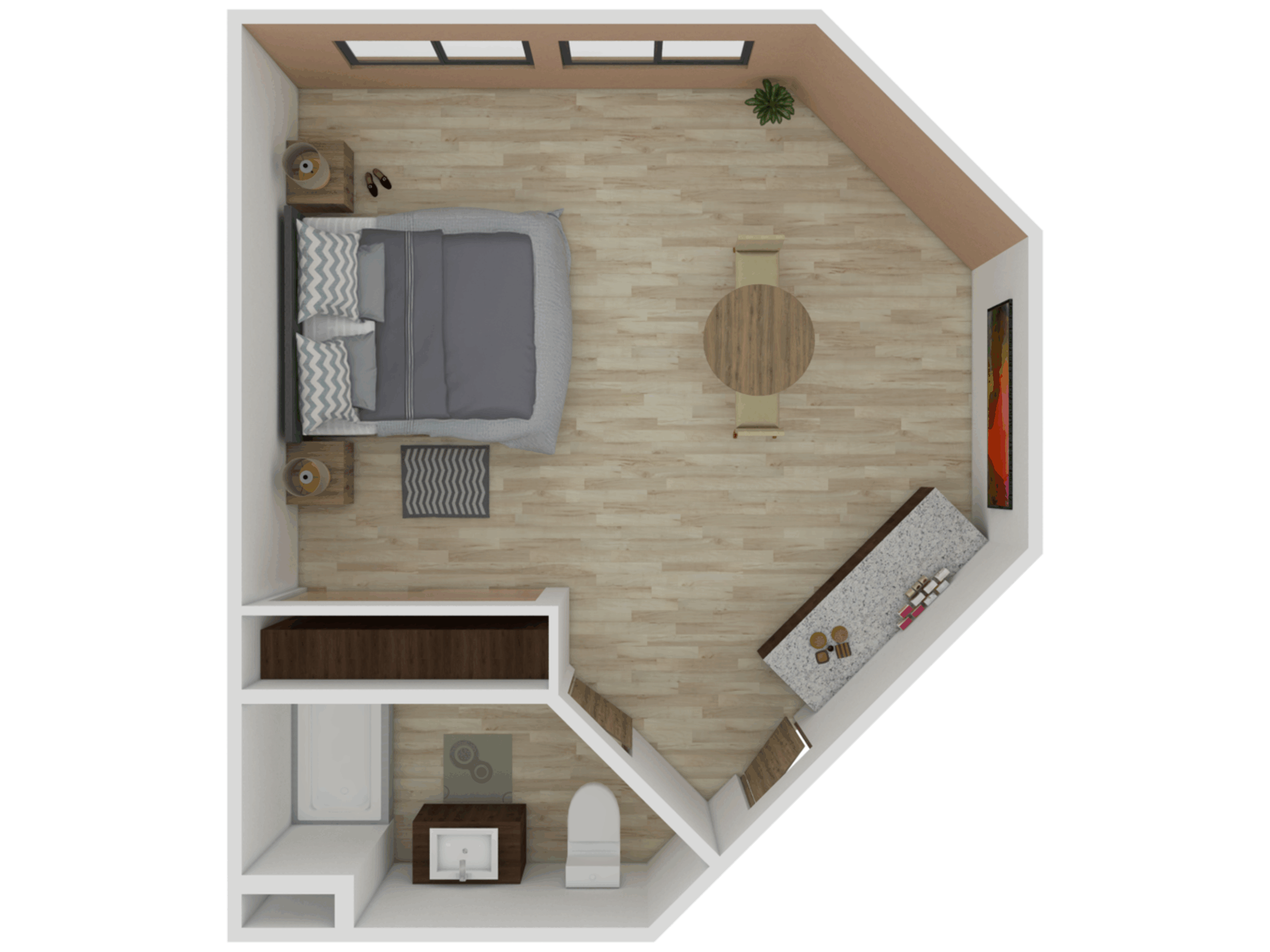A4 Studio floor plan