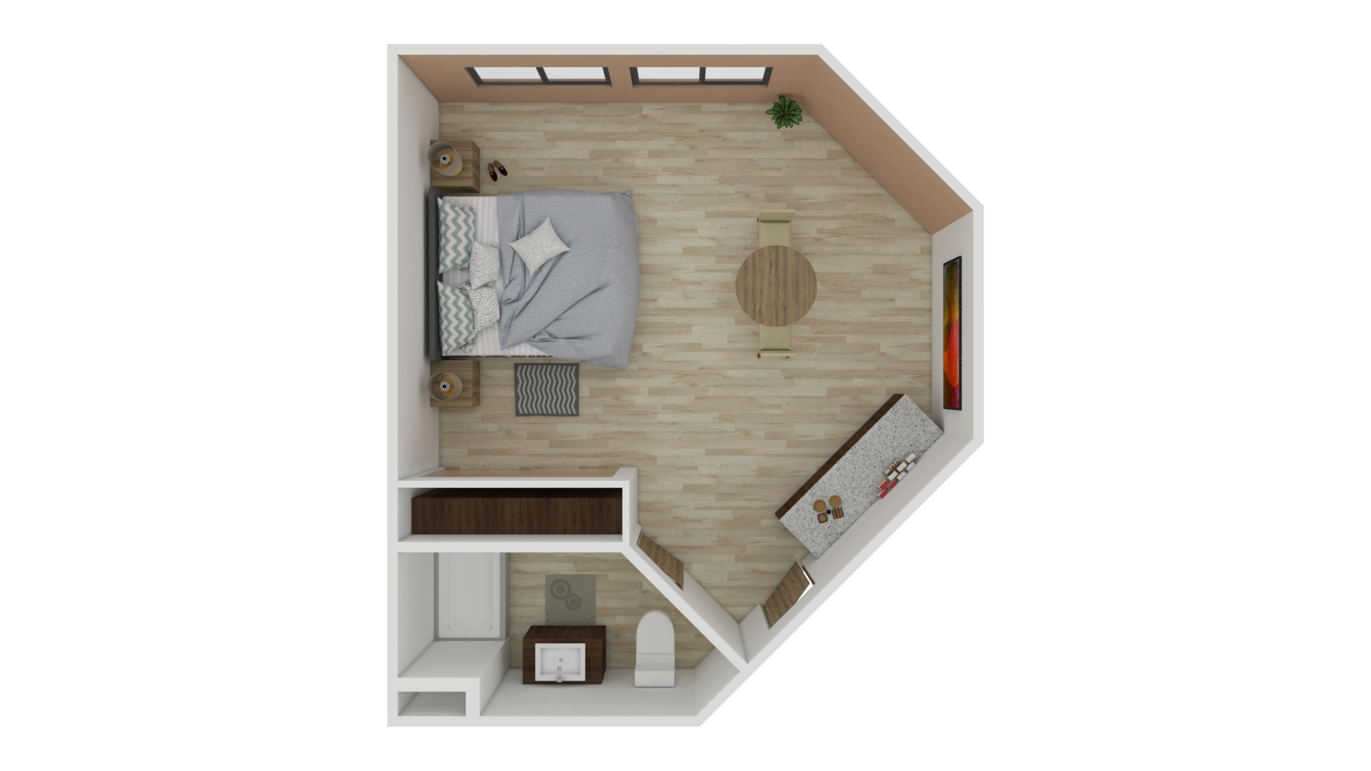 A4 Studio floor plan